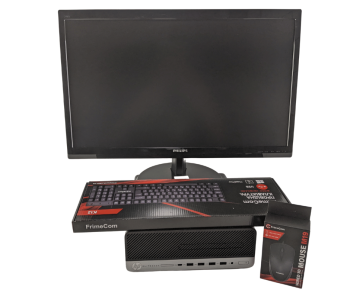 EliteDesk 705 G4 SFF Ryzen 5 PRO 2400G 24" Philips 1920 x 1080 TN