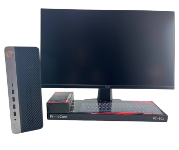 EliteDesk 705 G4 SFF Ryzen 5 PRO 2400G + 25" MSI PRO MP251 - FHD IPS