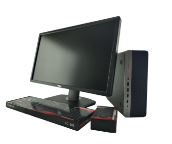 HP EliteDesk 705 G4 SFF AMD Ryzen™ 5 2400G + 24" TFT