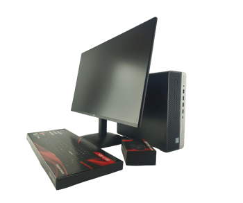 HP ProDesk 600 G5 i5-8400 8GB RAM +  Новый Монитор 24" IPS 120Hz