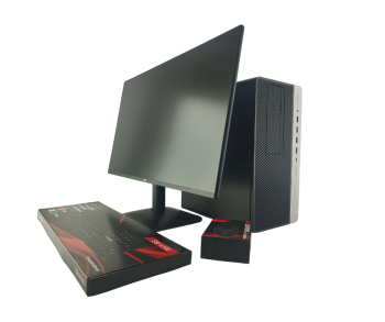 HP EliteDesk 705 G4 MT  AMD Ryzen 5 2400G 8GB +  Новый Монитор 24" IPS 120Hz