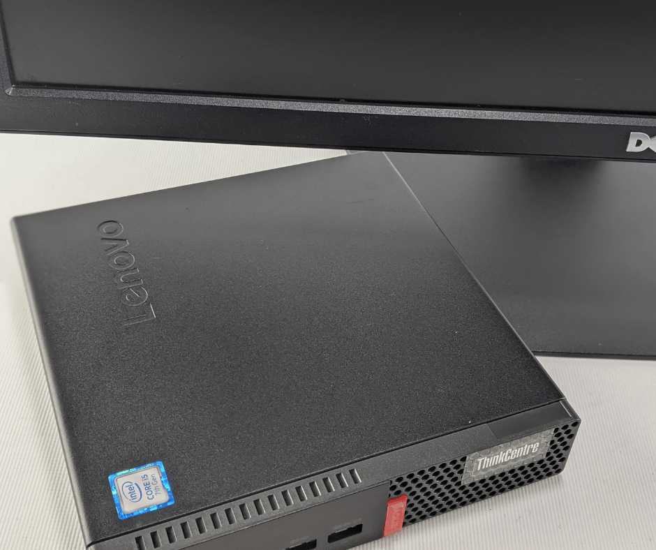 Lenovo Thinkcentre M710q Tiny Nettop / Intel Core i5-6400T + 24 LCD - фото 2