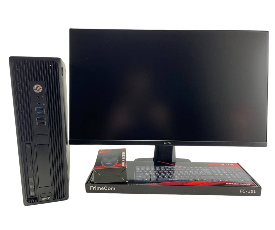 HP WorkStation Z240 SFF Intel Core i5-6400 + 25" MSI PRO MP251 (NEW) - фото 1