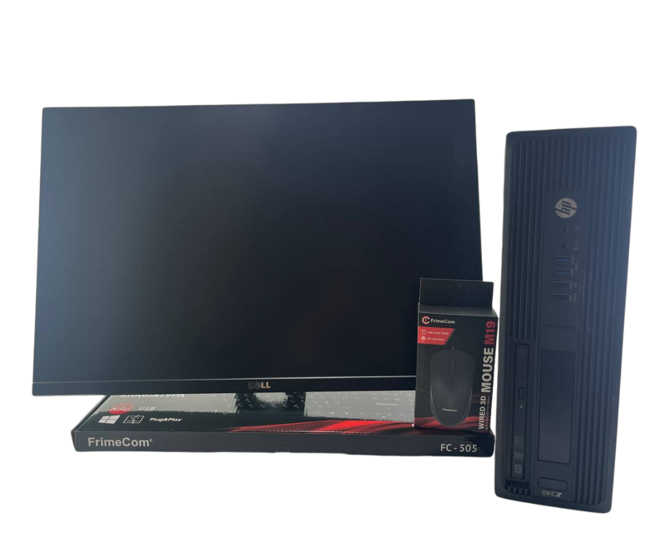 [RX 550] HP Workstation Z240 i5-6400 +  24" Dell U2415 - фото 1