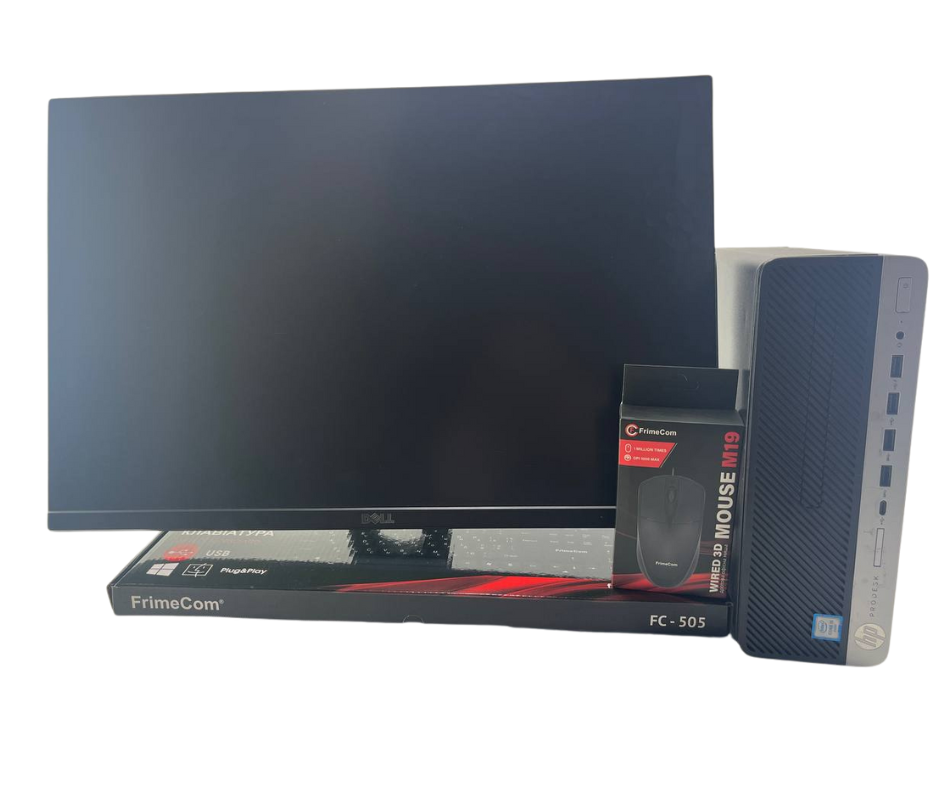 HP ProDesk 600 G3 SFF / i5-6400 / 16 GB / 240SSD +  24" Dell U2415 - фото 1