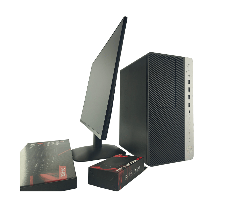 HP EliteDesk 705 G4 MT AMD Ryzen 5 2400G 16GB + Новый Монитор 24" IPS 120Hz - фото 2